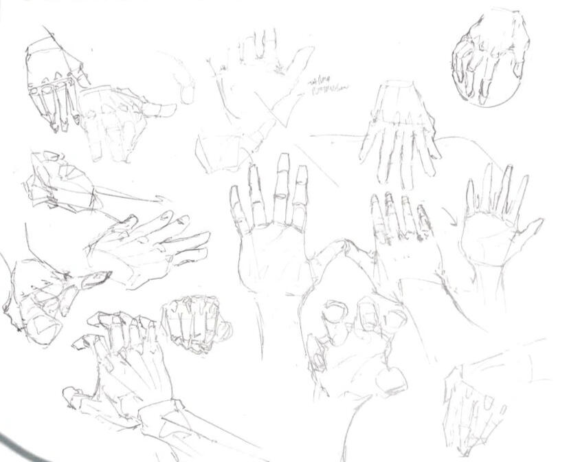 hands. anatomy. 10.18.2024. "Why are hands soo harrrrdd to drrawwww!"