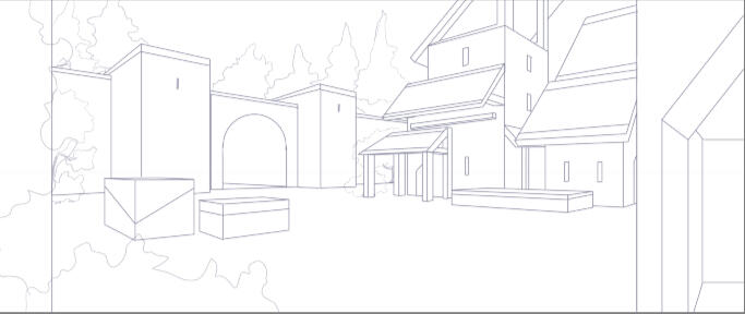 Landscape concept 01. Animation concepting.