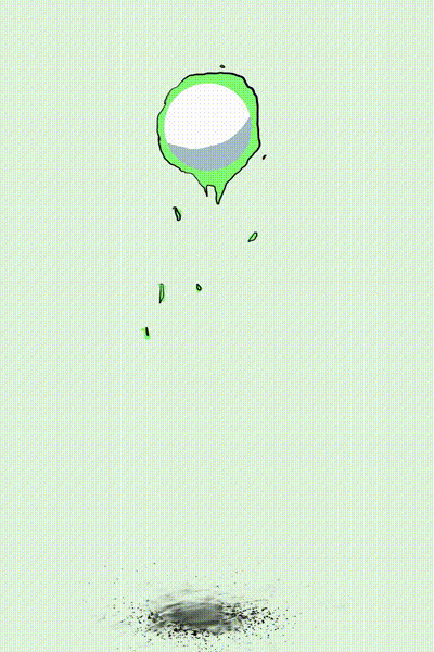 animation fundamentals, ball bounce. eyeball.