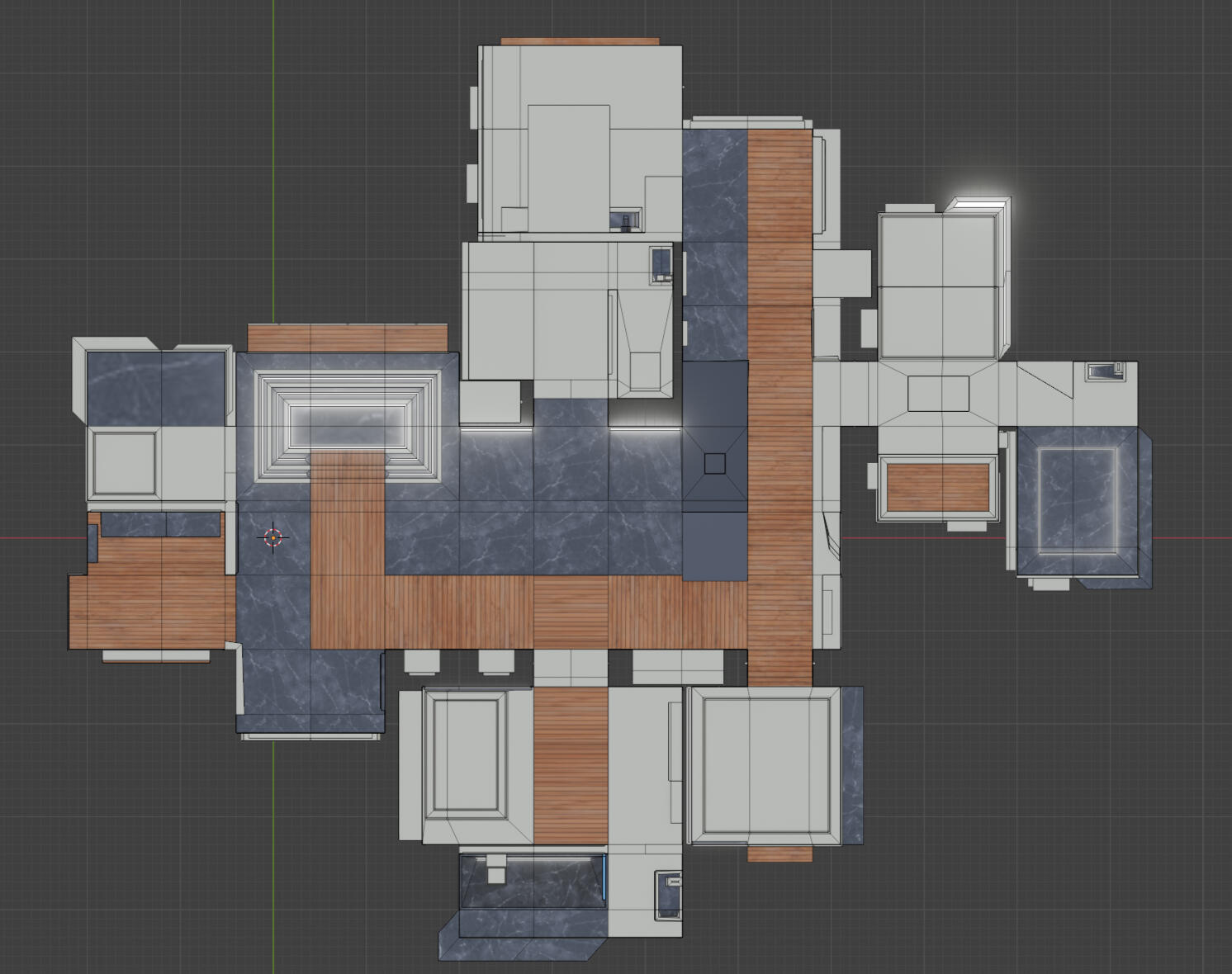 Layout Design 01. Blender.